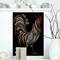 Designart - Vintage rooster - of Farmhouse Animals of Painting Print on Wrapped Canvas